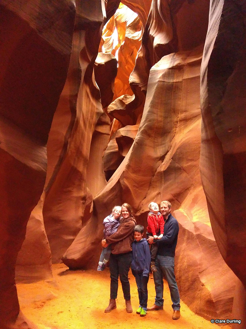 Lower Antelope Canyon walking tour, Page Arizona